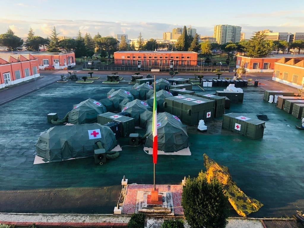 NSPA delivers first of eighteen field hospitals to Italy